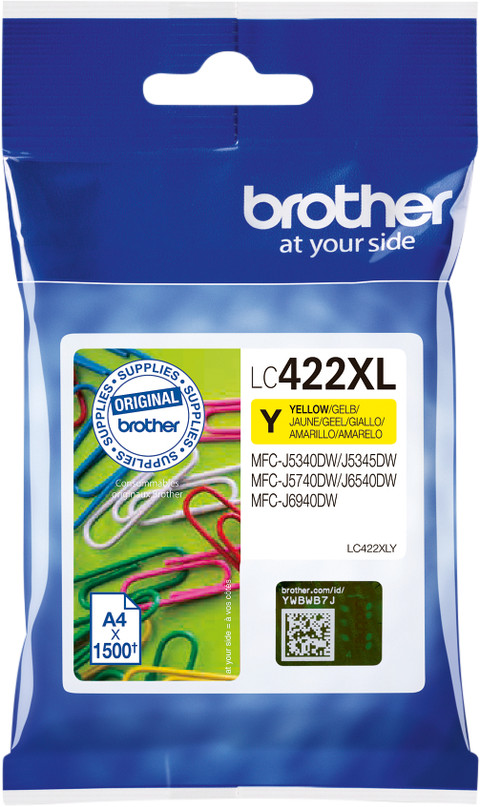 Brother LC-422XL Cartridge Geel Main Image