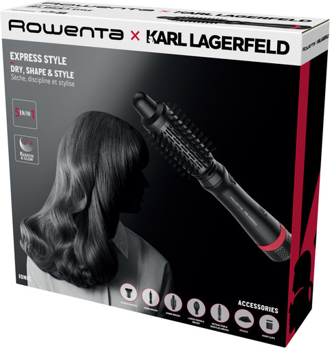 Rowenta X Karl Lagerfeld Express Style CF635L product in use