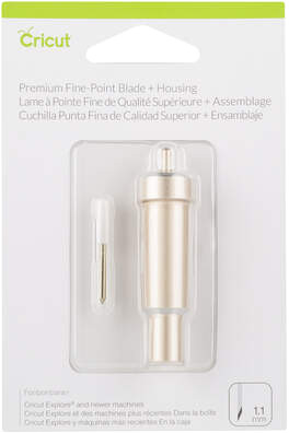 Cricut Explore/Maker Premium Fine-Point Blade with Casing packaging