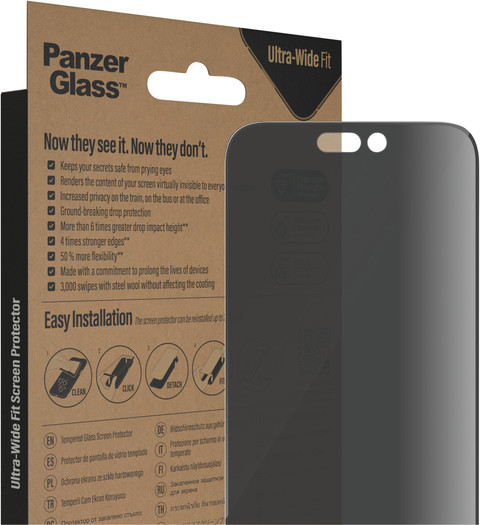 PanzerGlass Ultra-Wide Fit Apple iPhone 14 Pro Max Protège-écran de Confidentialité Verre null