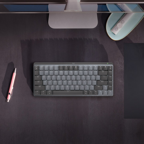 Logitech MX Mechanical Mini for Mac Space Gray product in use