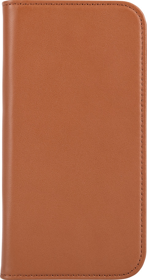 BlueBuilt Apple iPhone 14 Pro Max Book Case Leather Brown front