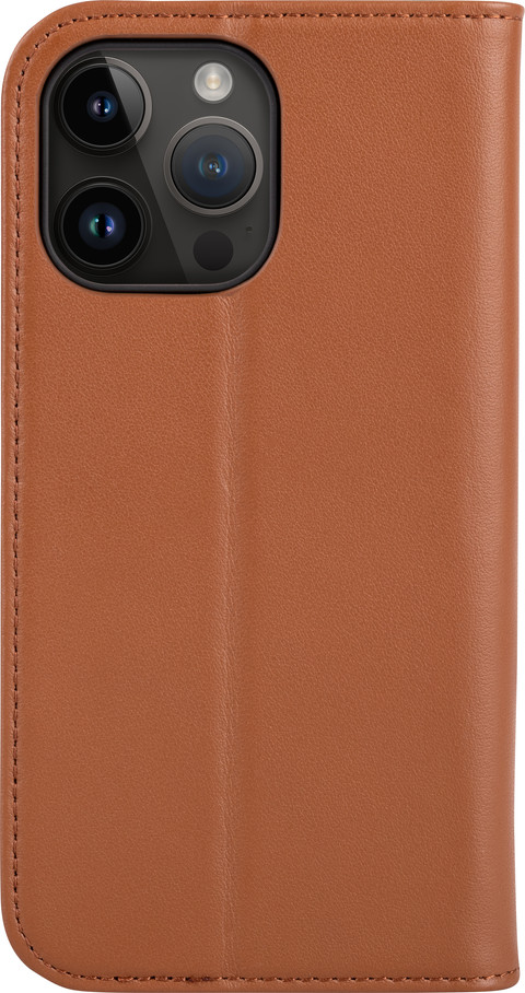 BlueBuilt Apple iPhone 14 Pro Max Book Case Leather Brown null