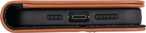 BlueBuilt Apple iPhone 14 Pro Max Book Case Leather Brown null