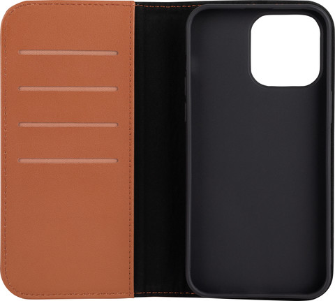 BlueBuilt Apple iPhone 14 Pro Max Book Case Leather Brown null