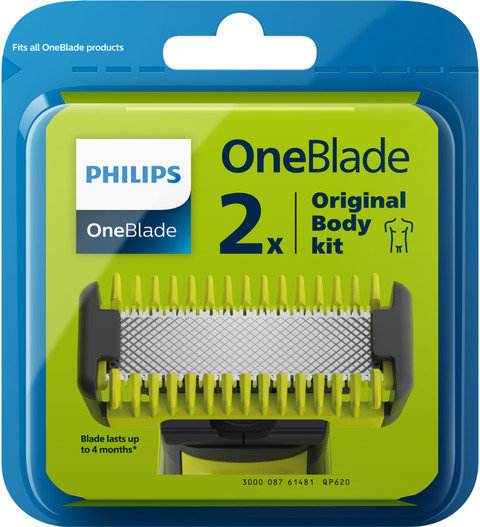 Philips Oneblade Face + body kit QP620/50 packaging