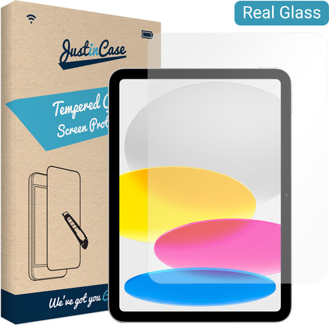 Just in Case Tempered Glass Apple iPad (2022) verpakking