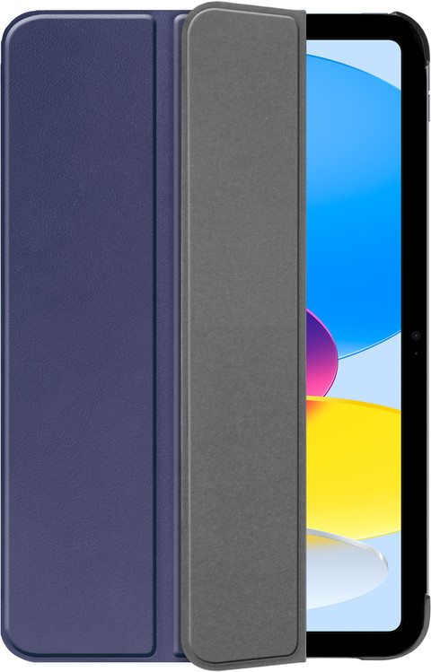 Just In Case Smart Tri-Fold Apple iPad (2022) Book Case Blue front