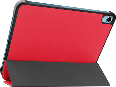 Just in Case Smart Tri-Fold Apple iPad (2022) Book Case Rouge null