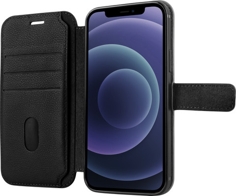 BlueBuilt iPhone 12 / 12 Pro Book Case Cuir Noir null