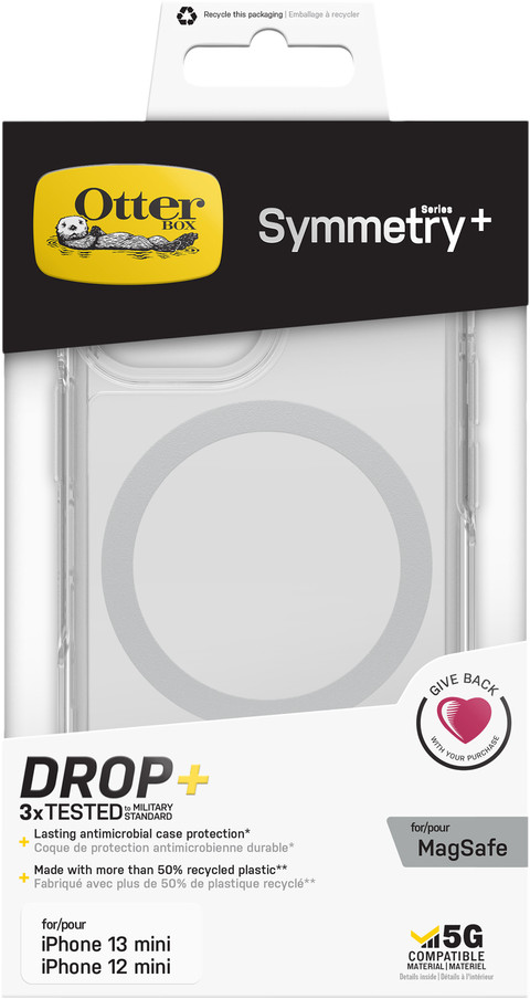 OtterBox Symmetry Plus Apple iPhone 12 / 13 Mini Back Cover with MagSafe Transparent null