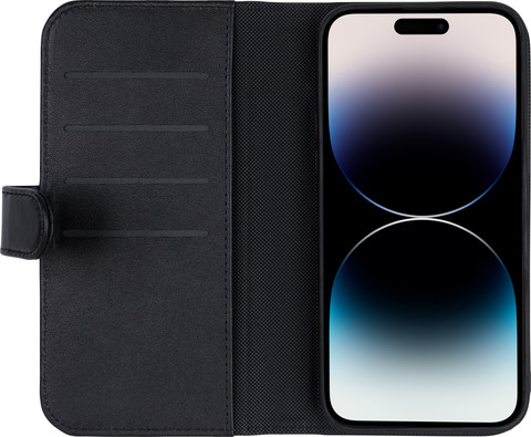 BlueBuilt Apple iPhone 14 Pro 2-in-1 Case Leer Zwart null