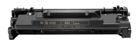 HP 26X LaserJet Toner Zwart (Hoge Capaciteit) voorkant