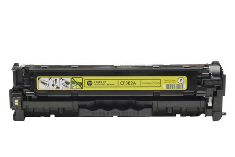 HP 312A LaserJet Toner Cyaan/Magenta/Geel 3-pack voorkant