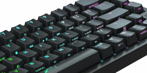 Xtrfy K5 Compact Gaming-Tastatur Qwertz Schwarz detail