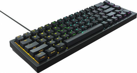 Xtrfy K5 Compact Gaming-Tastatur Qwertz Schwarz rechte seite