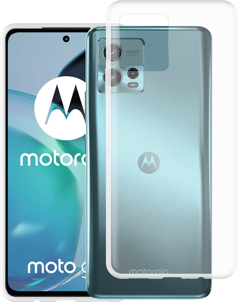 Just in Case Soft Motorola G72 Back Cover Transparent front