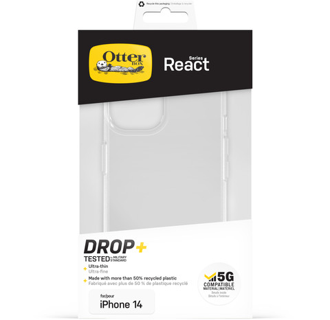 Otterbox React Apple iPhone 14 Back Cover Transparant null