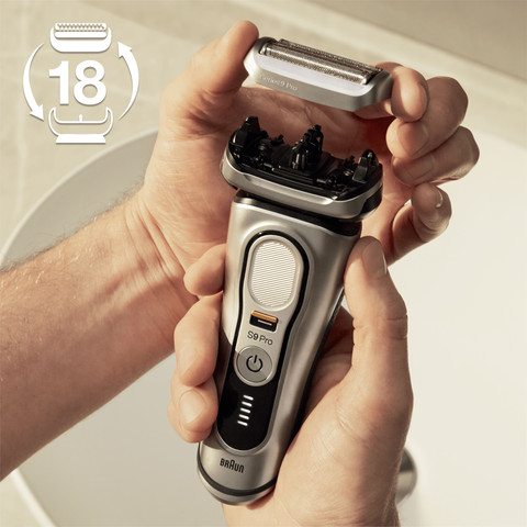 Braun 94M Shaver Head product in use