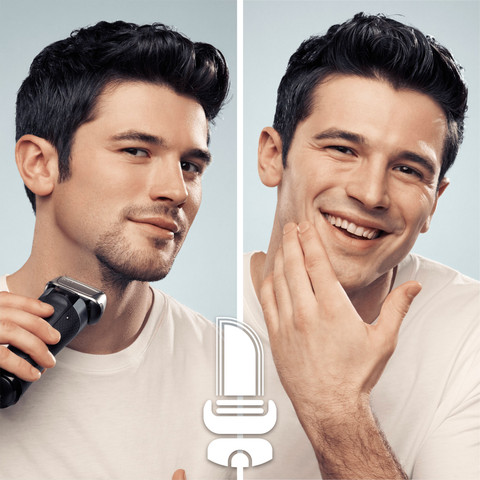 Braun 83M Shaver Head product in use