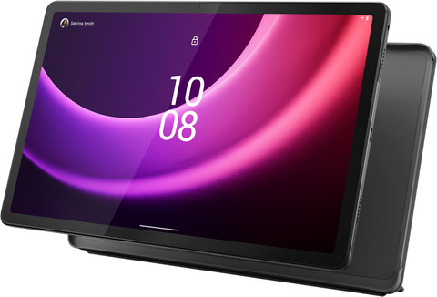 Lenovo Tab P11 (2de generatie) Book Case Grijs voorkant