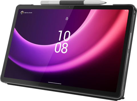 Lenovo Tab P11 (2de generatie) Book Case Grijs voorkant