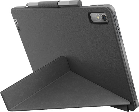 Lenovo Tab P11 (2de generatie) Book Case Grijs achterkant