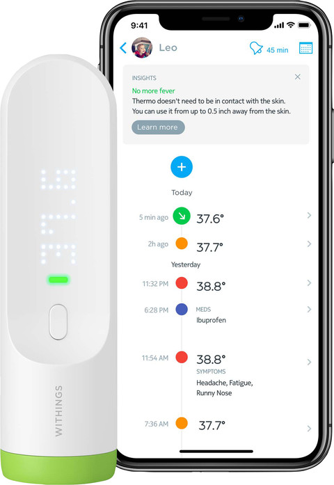 Withings Thermo detail