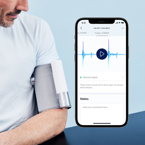 Withings BPM Core product in use