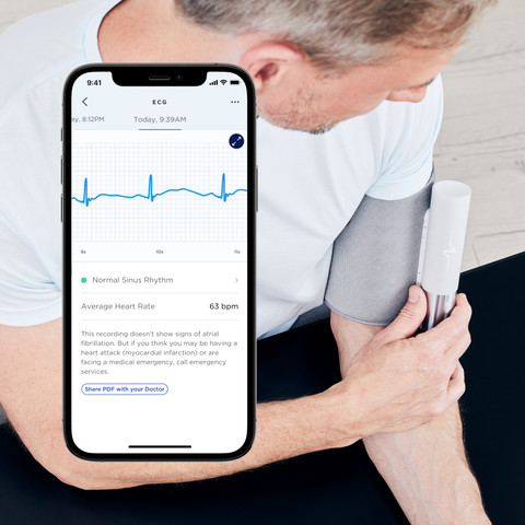 Withings BPM Core product in use