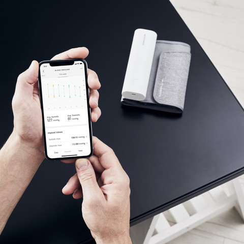 Withings BPM Connect product in gebruik