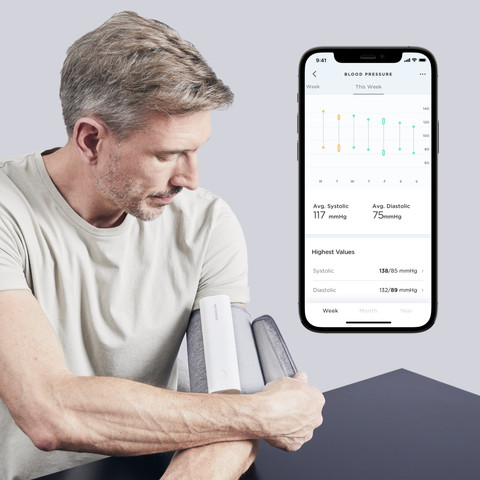 Withings BPM Connect product in gebruik