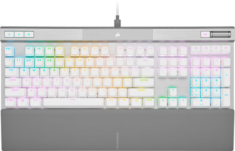 Corsair K70 Pro Optical-Mechanical Gaming Keyboard Wit Azerty Main Image