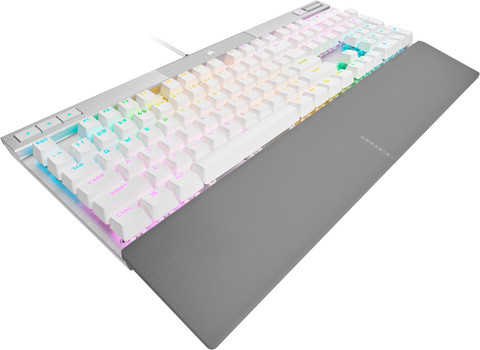 Corsair K70 Pro Optical-Mechanical Gaming Keyboard Wit Azerty rechterkant