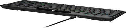 Corsair K100 Wireless AIR Ultra-Thin Mechanical Gaming Keyboard AZERTY back