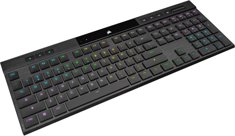 Corsair K100 Wireless AIR Ultra-Thin Mechanisch Gaming Toetsenbord Azerty rechterkant