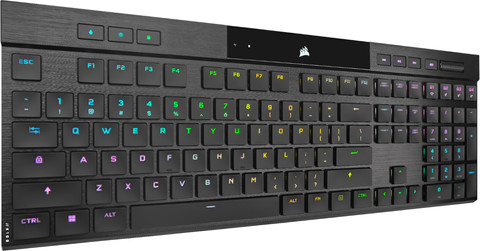 Corsair K100 Wireless AIR Ultra-Thin Mechanical Gaming Keyboard AZERTY right side