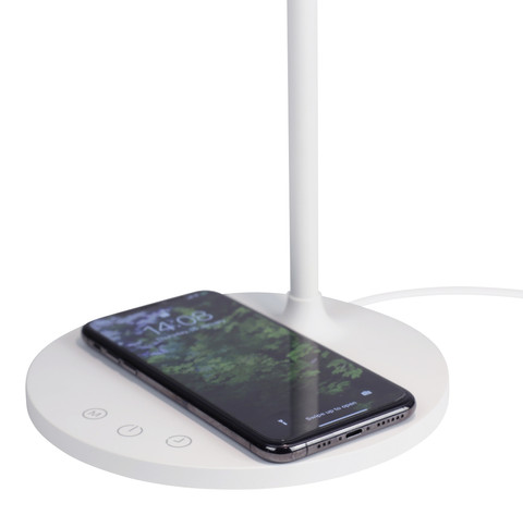 Deltaco Office LED Table Lamp 360lm Wireless Charging 10W detail