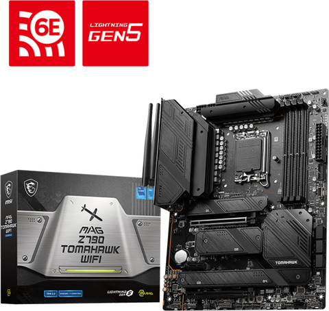 MSI MAG Z790 TOMAHAWK WiFi packaging