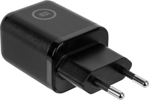 BlueBuilt Quick Charge Charger with USB-A Port 18W Black left side