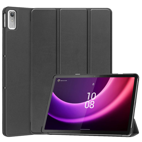 Just in Case Smart Tri-Fold Lenovo P11 (2nd generation) Book Case Black product in use