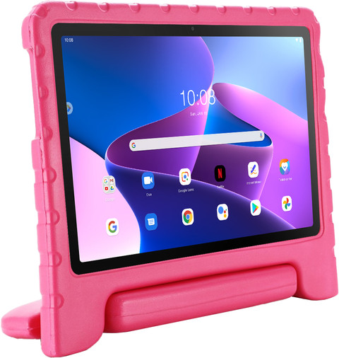 Just in Case Lenovo Tab M10 (3e generatie) Kids Cover Roze linkerkant