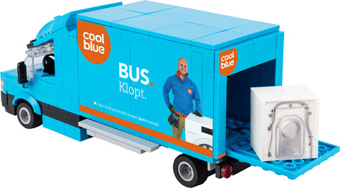 Coolblue Bouwbus achterkant