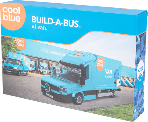 Coolblue Build-a-Bus packaging