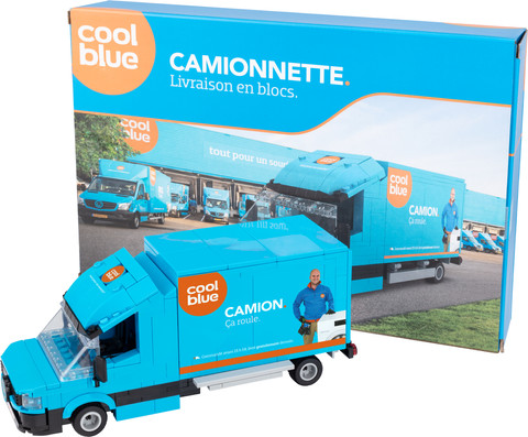 Camionnette à Monter Coolblue emballage