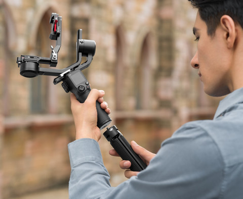 DJI RS 3 Mini produkt in gebrauch