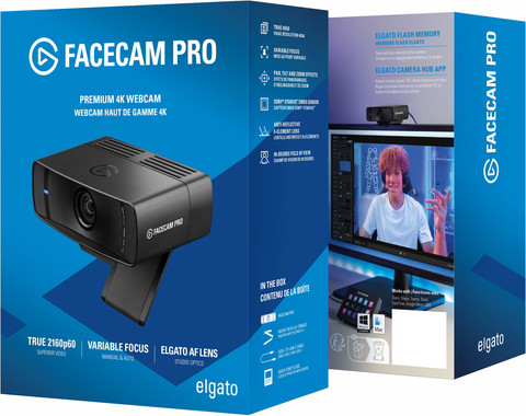 Elgato Facecam Pro 4K60 Ultra HD Webcam packaging