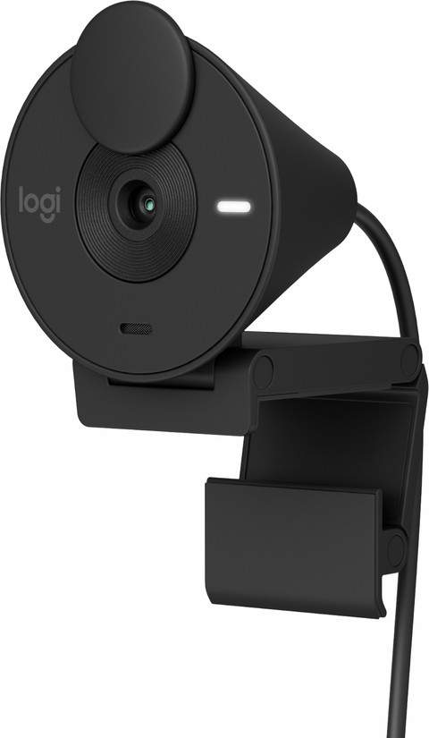 Logitech Brio 300 Full HD Webcam Black Main Image