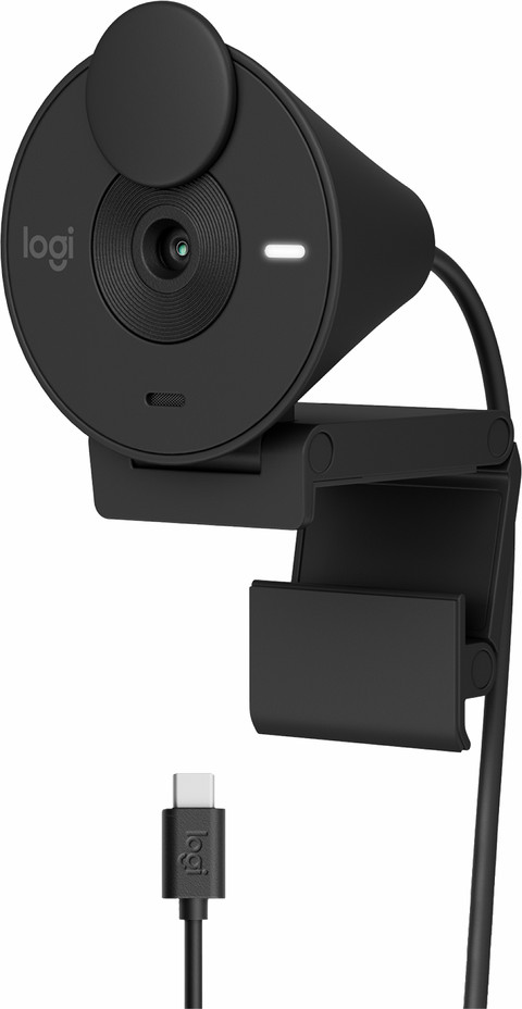 Logitech Brio 300 Full HD Webcam Black null