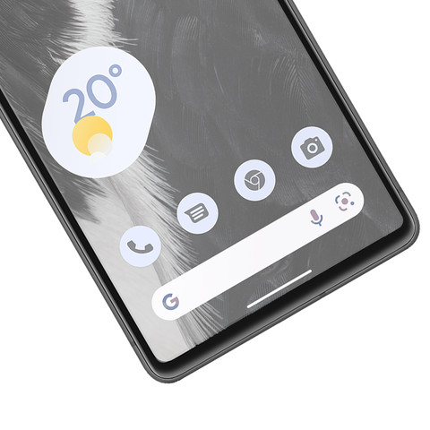 Just In Case Tempered Glass Google Pixel 7 Screenprotector rechterkant